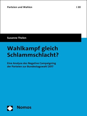 cover image of Wahlkampf gleich Schlammschlacht?